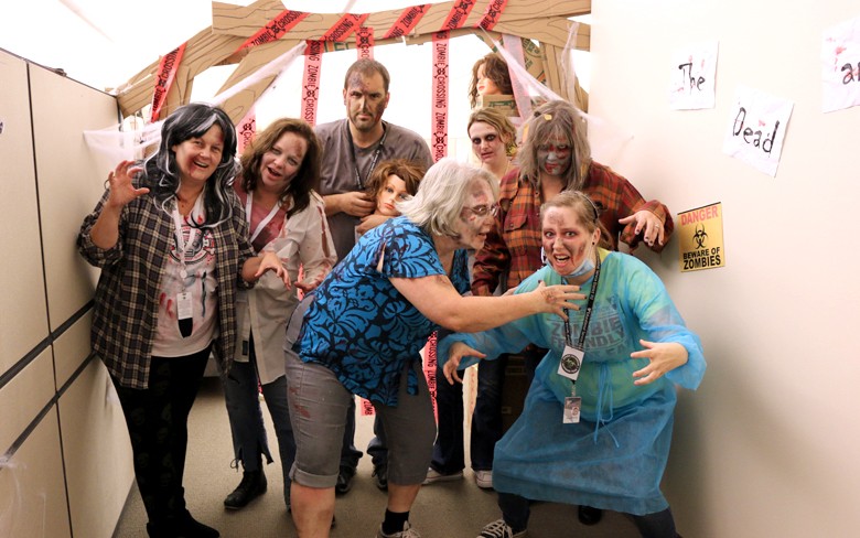 Early Care and Education thrills staff with group costume