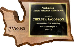 Chelsea received the inaugural regional award this evening at the WSPA conference